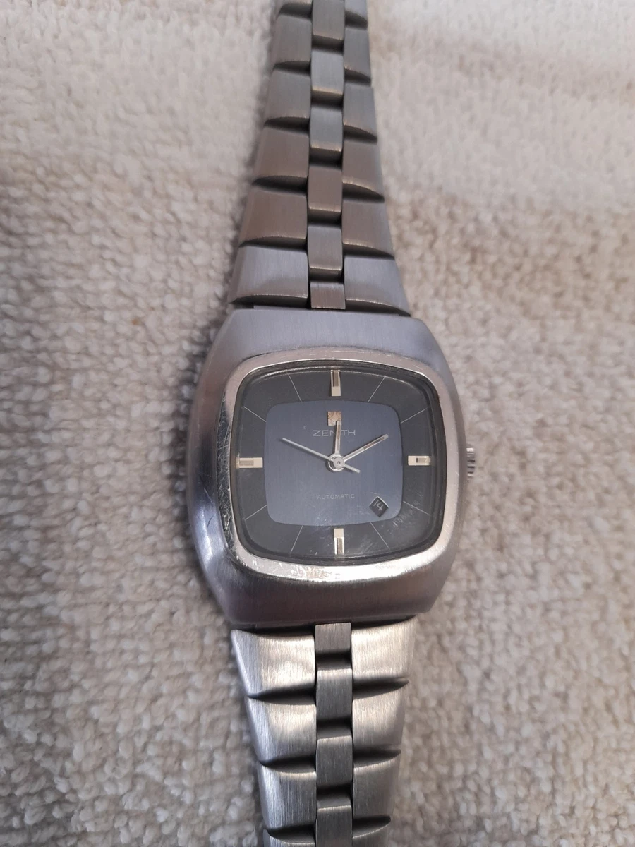 ZENITH SURF TV  WATCH -VINTAGE UNISEX SWISS AUTOMATIC - RARE & MINT !