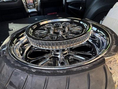 RC Components - 1855-9952-86C - Czar Chrome 18x5.5 Rear Wheel