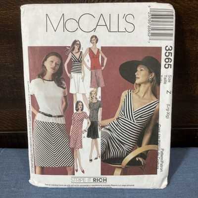 McCalls 3565 Sewing Pattern Misses Dresses Tops and Skirt Sz L-XL