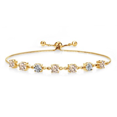 925 Sterling Silver Infinity Tennis Bracelet for Women | Gemstone Birthstone