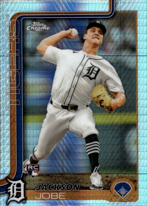 2025 Topps Chrome Jackson Jobe #249 Prism Refractors Detroit Tigers 28J