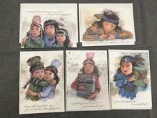 St Labre Indian School Greeting Cards w/Envelopes Lot of 5 Just Because Friend