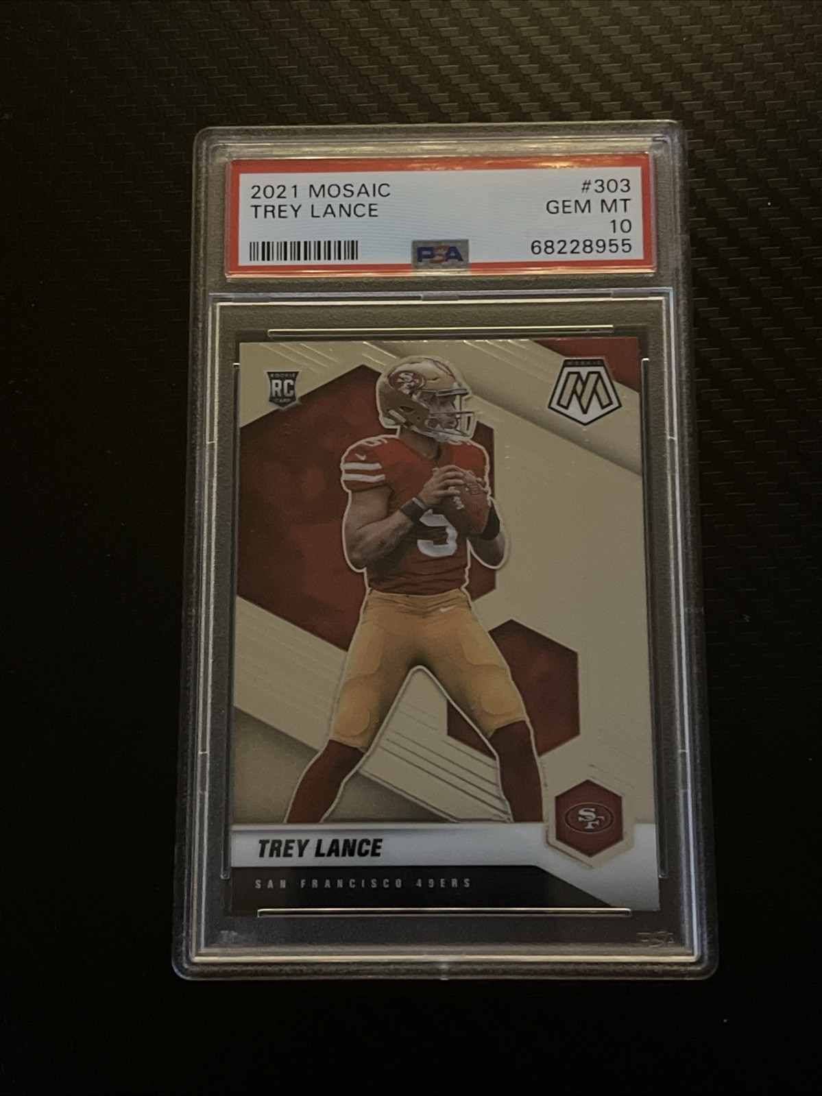 Trey Lance Panini Mosaic #303 Base
