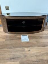 AVF Buckingham 1100 mm Oval TV Stand for up to 55" TVs - Walnut