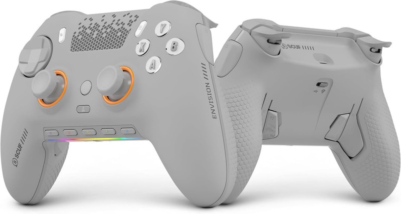 SCUF ENVISION PRO Wireless V2 (2025) PC Only Gaming Controller Light Grey