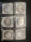 Lot Of 6 Morgan SILVER Dollar Coins 1884-1921