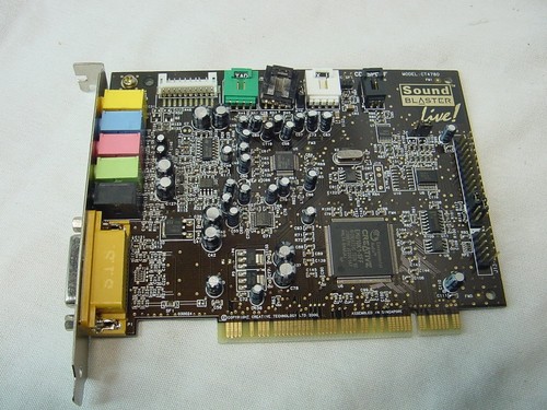 CREATIVE SOUND BLASTER LIVE! PCI AUDIO CARD CT4780 - Picture 1 of 4
