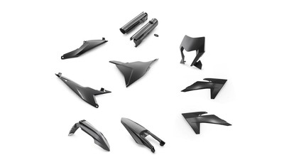 KTM Plastic Parts Kit (XCW/EXC) (150-500) (2024+) (black) - 00010000388K