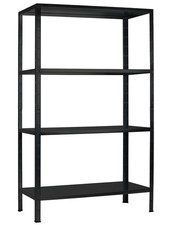 SCHULTE Regalwelt Steckregal, 180x60x40 cm (HxBxT), schwarz-struktur