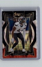 2024 Panini Select #77 Kamari Lassiter Black & Red Prizm Shock