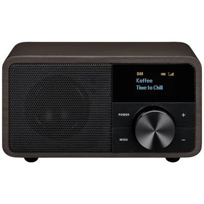 Sangean Genuine Mini DDR-7 Tischradio DAB+, UKW AUX, Bluetooth  Dunkelbraun