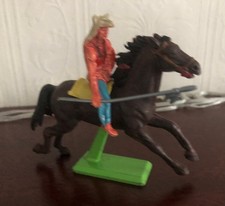 Britains Deetail Indian Mounted on Horse with spear B