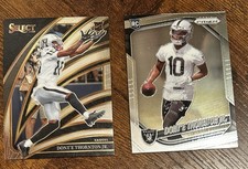 Panini Select & Prizm Dont'e Thornton Jr. Raiders Rookie Card Lot #206 #369