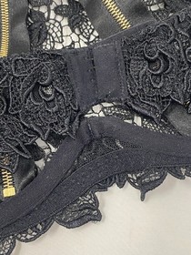 Agent Provocateur Zindie Soiree Black Gold Chain Bra AP3 Medium