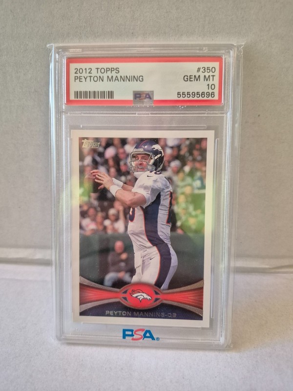 2012 Topps #350 PEYTON MANNING PSA 10 Gem Mint