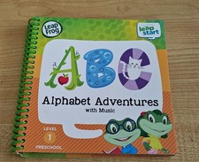 LeapFrog Leap Start Preschool book ALPHABET ADVENTURES WITH MUSIC
