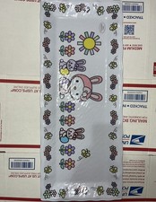 Hello Kitty Bunny Rabbit Easter Serving Tray  100% Melamine 19”X 8”.