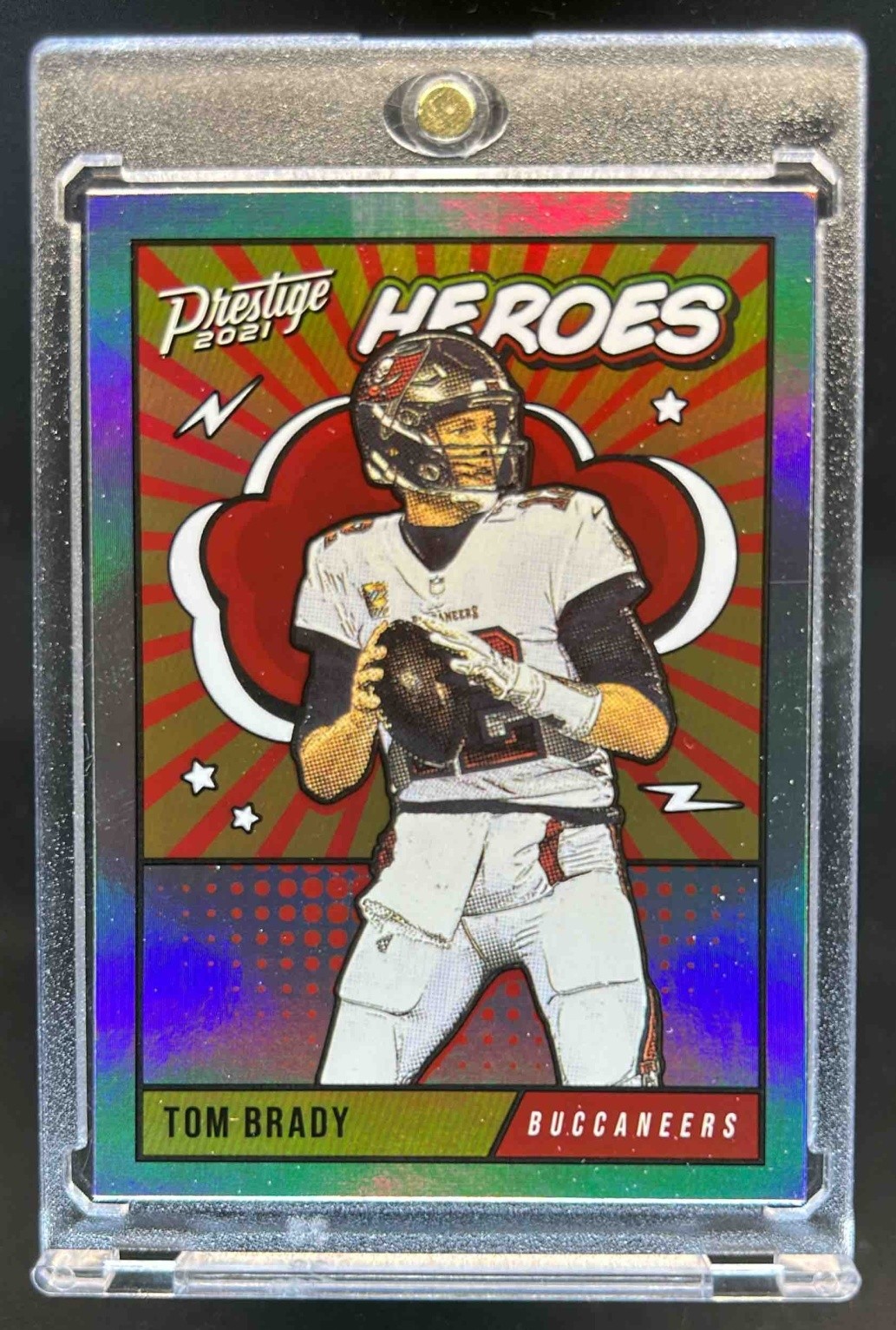 2021 Prestige Tom Brady Heroes #HE-5 Buccaneers