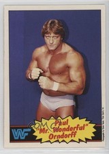 1985 O-Pee-Chee WWF Paul Orndorff Paul Mr Wonderful Orndorff #5 HOF 16z1