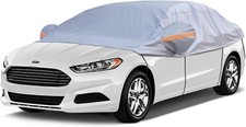 Half Car Cover Top Windshield Sunroof Cover For Ice And Snow With Cotton L...
