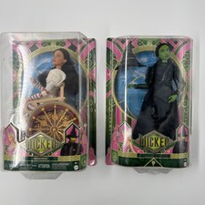 Lot Of 2 Mattel Wicked Elphaba And Nessarose 12.75" Fashion Doll DMG BOX