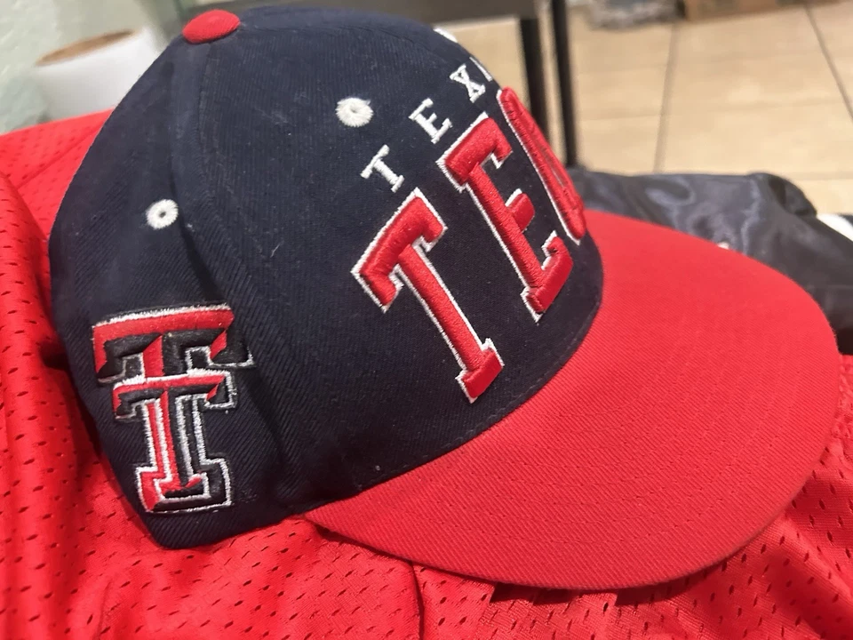 Texas Tech Red Raiders NCAA Zephyr Black And Red  Adjustable Snapback Hat - Image 2 of 4