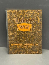 Milsco Milwaukee Saddlery Catalog Harness Team Horse Western #34 Vintage