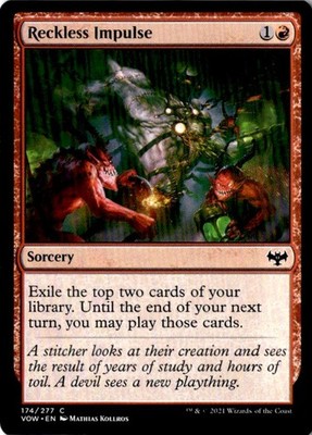 Reckless Impulse 174/277 Common The List Reprints Magic: The Gathering Near Mint