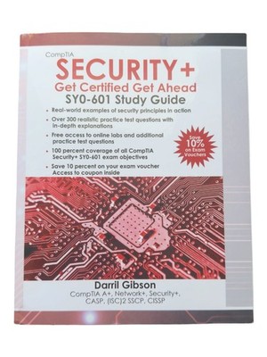 CompTIA Security+ SY0-601 Study Guide Darril Gibson Exam Prep Book New