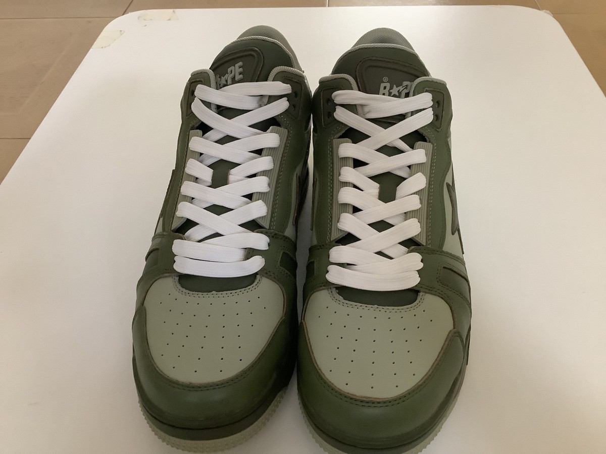 Authentic a bathing ape bape clutch sta #1 men's US 10 olive new