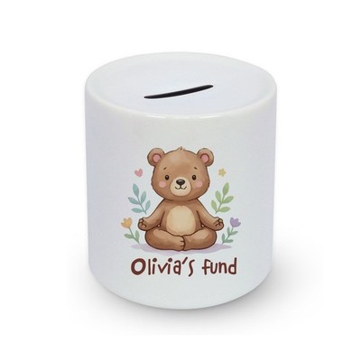 Personalisierte Kinder Spardose - Individueller Name Fußball Design Sparkasse Geschenk 105