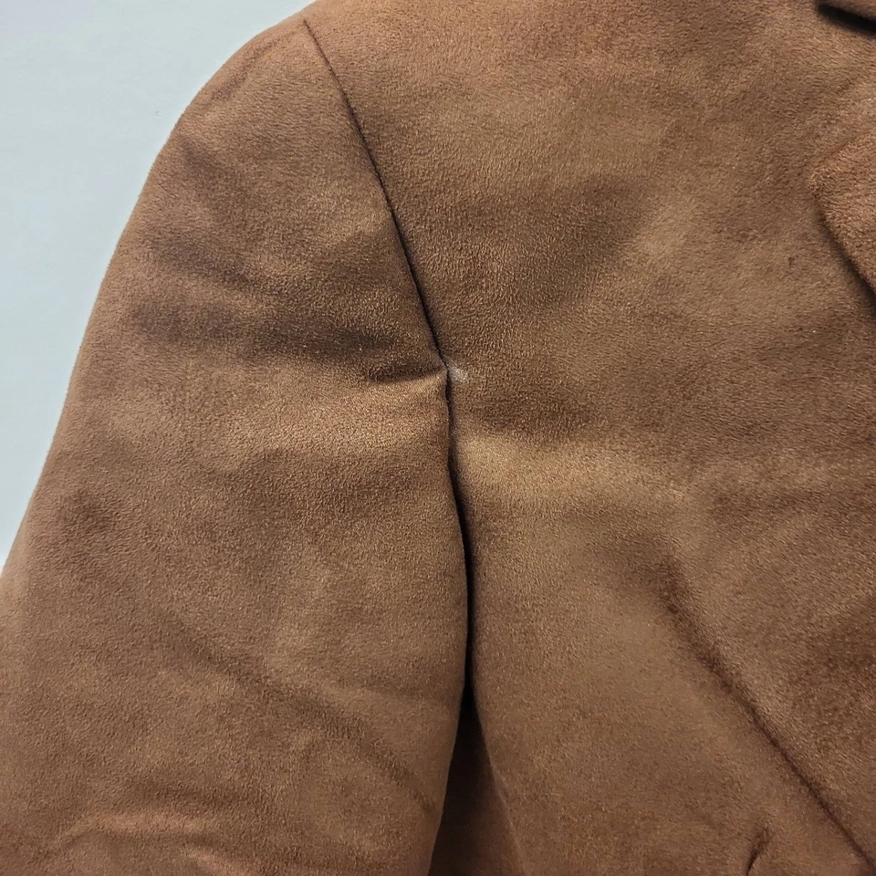 Chaqueta Blazer Gianfranco Ruffini Italia Gamuza Para Hombre 36R Marrón Abrigo Deportivo Italiano Foto 3 de 4