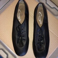Capezio Men's Black Sz 13M Leather Tele Tone Tap Shoes CG55A