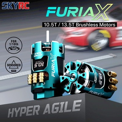 SKYRC FuriaX Hyper 10,5T 13,5T bürstenloser Motor mit Sensor für 1/10 Drift-Auto