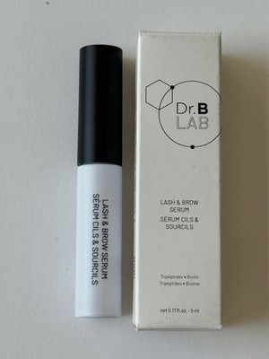 Dr. B LAB Lash & Brow Serum with Tripeptides + Biotin 0.17 fl oz/ 5 ml Free Ship