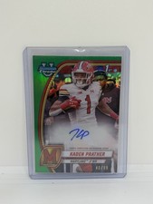 2024 Bowman University Chrome Prospect Green Refractor /99 Kaden Prather Auto