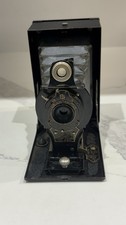 Hawkeye No.2 Folding Camera with Case Vintage Film Camera