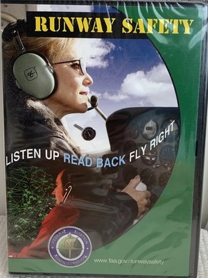 RUNWAY SAFETY - FFA - Listen Up Read Back Fly Right DVD NEW/SEALED