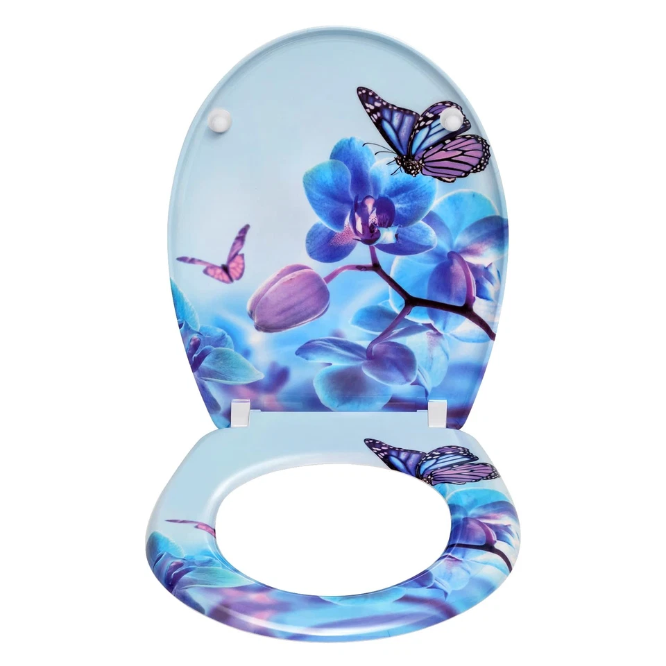 WC Sitz mit Absenkautomatik,Toilettensitz Motiv, Toilettendeckel aus Duroplas... - Bild 2 von 4