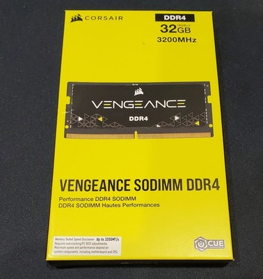 Corsair VENGEANCE 32GB (2x16GB) DDR4 SODIMM 3200MHz Memory Kit