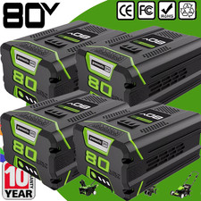 For Greenworks 80V Li-ion Battery 5.0Ah /8.0A...