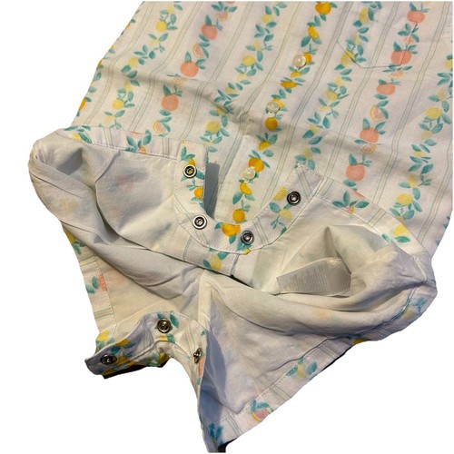 NWT Janie and Jack Baby Citrus Stripe Linen Romper Size 3-6 Months - 第 6/13 張圖片