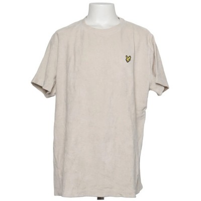 Lyle & Scott, T-shirt, Größe: 170, Beige, Baumwolle/Elasthan, Einfarbig #OSX