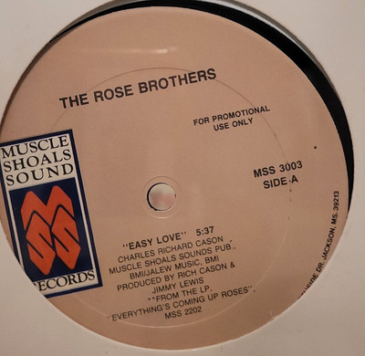 The Rose Brothers   Easy Love  EP 12'' Single 	Muscle Shoals  STILL SEALED!  NEW!