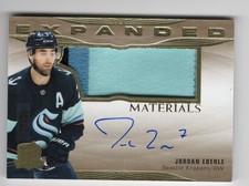 2022-23 The Cup Expanded Materials Autograph Patch Auto Jordan Eberle 17/25