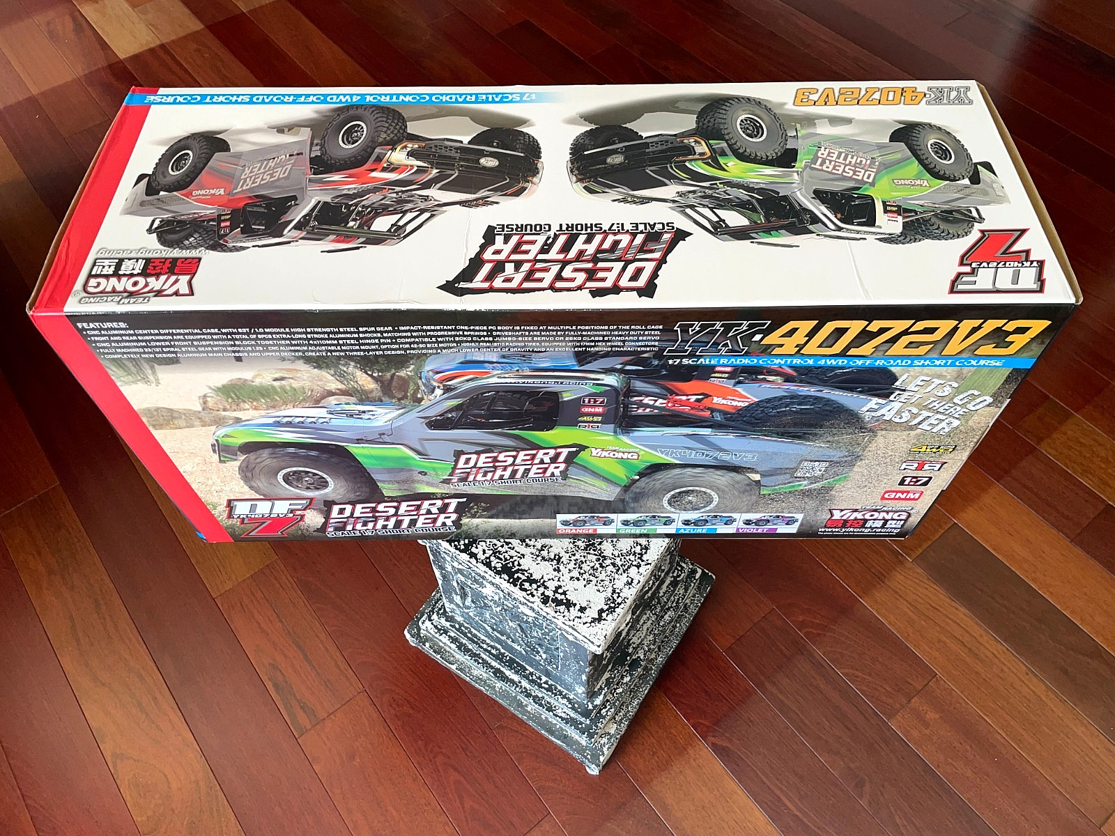 YIKONG YK4072 V3 1:7 Brushless RC Short-Course Truck 4WD Metal Chassis 59mph+