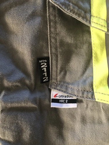 NEESE Wear FR Mens Coveralls 2XL Gray Reflective Jump Suit Westex 2112 Fire image 3
