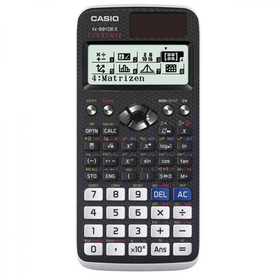 Casio FX-991DE X ClassWiz Wissenschaftlicher Rechner - Schwarz