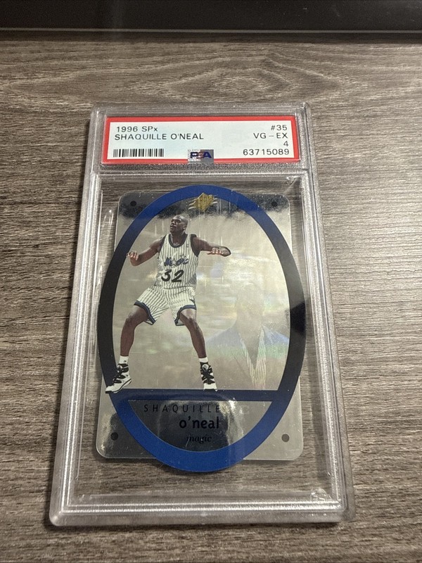1996 SPx #35 Shaquille O'Neal Orlando Magic HOF PSA 4 VG-EX