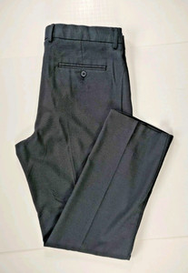 slim fit dress slacks Perry Ellis Portfolio Men's Slim Fit Tonal Windowpane Dress Pants Blue   Bristol Apparel Co